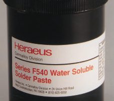 Water-soluble pastes leaves no residue