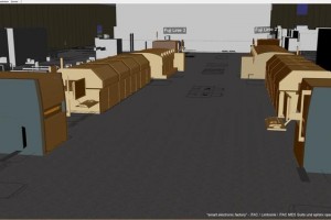 3D-Visualisierung zum Aufbau einer Industrie 4.0-Evaluierungsumgebung