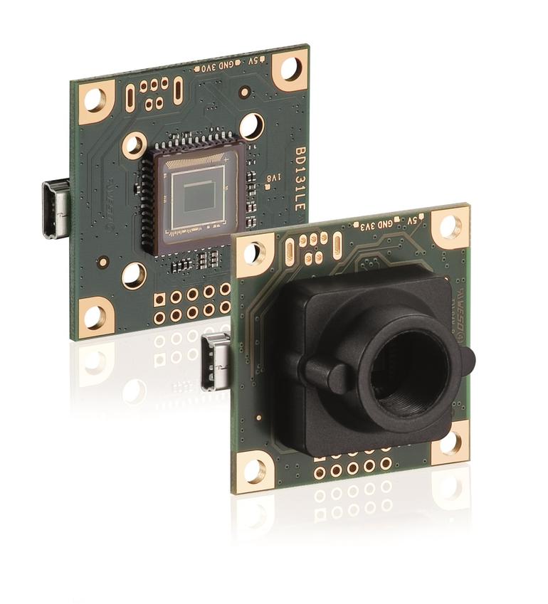 UVC-Industriekameras mit USB-Anschluss und 2 Megapixel CMOS-Sensor