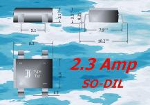 SMD-Brückengleichrichter mit bis zu 2,3 Ampere
