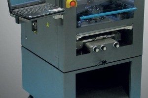 Halbautomatischer Drucker mit Vision und Reinigung