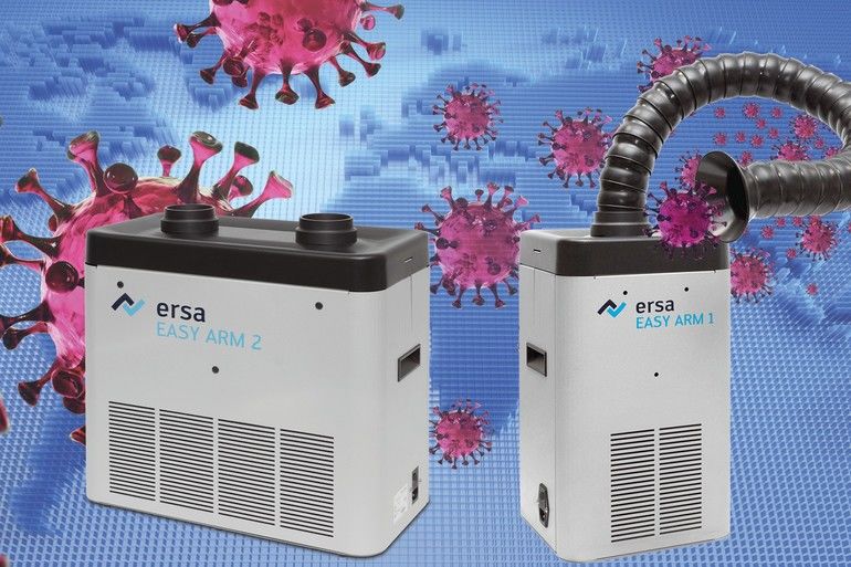 Geräte von Ersa zur Filterung von Lötrauch schützen die Anwender