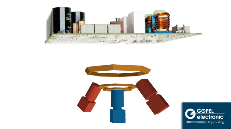 Doppelseitige, parallele Inspektion von THT-Baugruppen