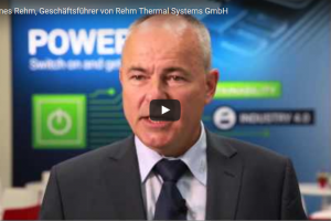 Johannes Rehm, Geschäftsführer von Rehm Thermal Systems GmbH