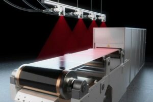 Herstellung lasergetrockneter Anoden und Kathoden im Rolle-zu-Rolle-Verfahren