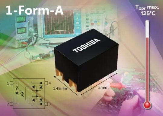Fotorelais von Toshiba ermöglicht kleinere Systeme durch kompakte Montagedichte