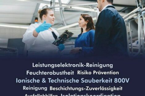 Reinigung von Leistungselektronik