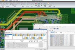 Komfortable Software mit 3D PCB Design-Funktionalität